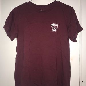 red stussy tee